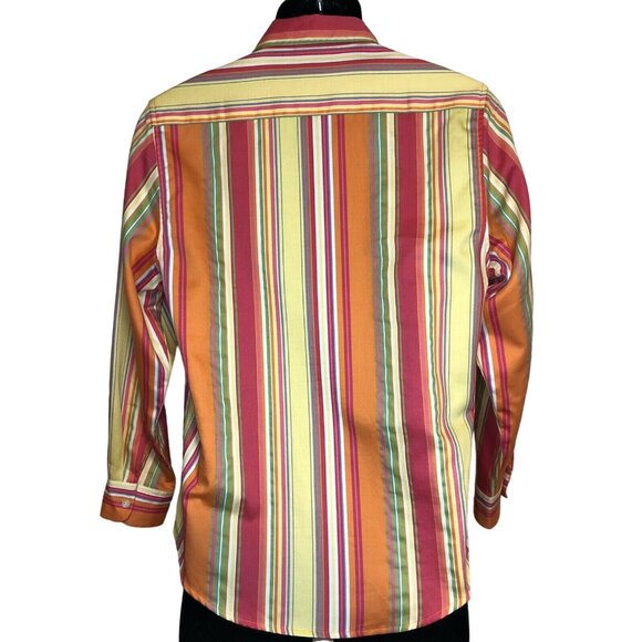 Mark, Fore,Strike Women’s Size Small Striped Long Sleeve Button Up Shirt - Picture 2 of 5